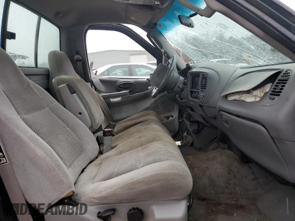 2002 Ford F-150 XL with VIN 1FTRF17W42NB09833, listed as a Copart auction lot 44682545 with 0 mi miles and Salvage Title. Bid and sale history available at carsss.com. Image 7.