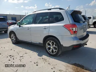 2015 Subaru Forester Touring with VIN JF2SJAWC0FH529845, listed as a Copart auction lot 61147525 with 75,686 mi miles and Salvage title. Bid and sale history available at DreamBid. Image 2.