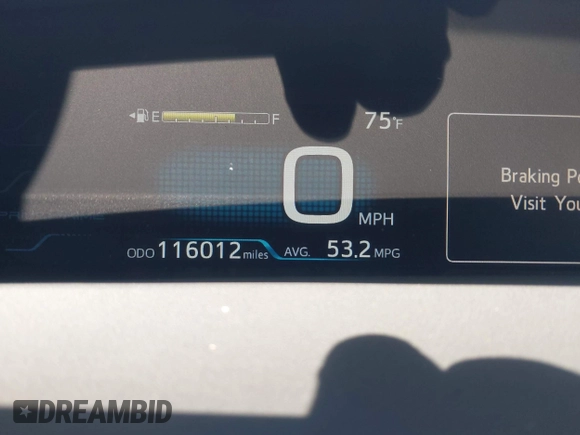 2017 Toyota Prius Plus with VIN JTDKARFP6H3038924, listed as a IAAI auction lot 42028326 with 116,012 mi miles and . Bid and sale history available at DreamBid. Image 7.