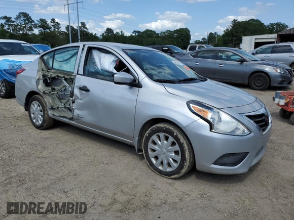 2016 Nissan Versa S with VIN 3N1CN7AP5GL838219, listed as a Copart auction lot 54801415 with 85,940 mi miles and Salvage title. Bid and sale history available at DreamBid. Image 4.