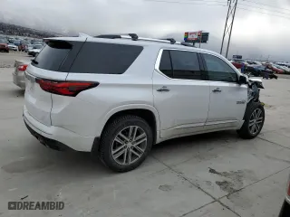 2023 Chevrolet Traverse High Country with VIN 1GNEVNKW1PJ124683, listed as a Copart auction lot 44640165 with 68,364 mi miles and Salvage Title. Bid and sale history available at carsss.com. Image 3.