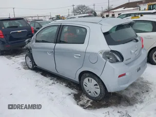 2019 Mitsubishi Mirage ES z VIN ML32A3HJ1KH007390, wystawiony jako IAAI lot #41515634 z przebiegiem 66 451 mil mil oraz . Historia ofert i sprzedaży dostępna na DreamBid. Obrazek 3.