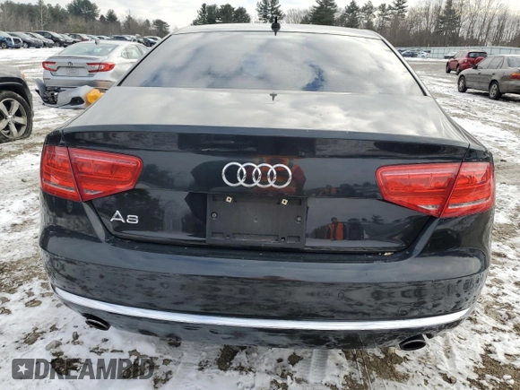 2013 Audi A8 3.0L z VIN WAUAGAFD7DN001507, wystawiony jako Copart lot #82858154 z przebiegiem 125 735 mil mil oraz Czysty tytuł • Clean title. Historia ofert i sprzedaży dostępna na DreamBid. Obrazek 6.
