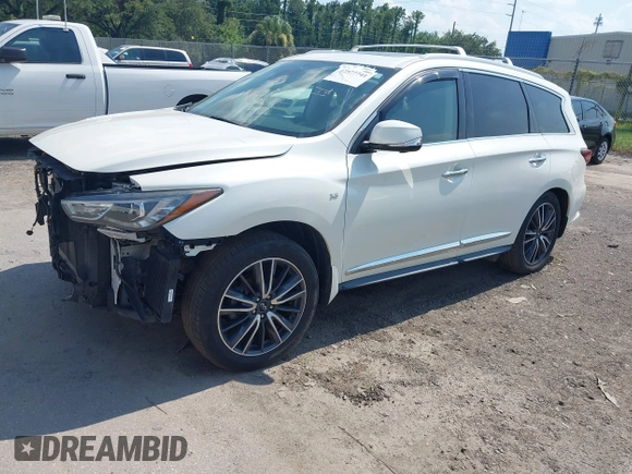 2019 Infiniti QX60 Pure with VIN 5N1DL0MN6KC508551, listed as a IAAI auction lot 42577741 with 130,937 mi miles and . Bid and sale history available at DreamBid. Image 16.