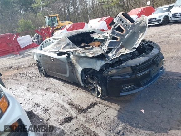 2018 Dodge Charger SXT Plus with VIN 2C3CDXHG8JH133618, listed as a IAAI auction lot 41397123 with Not Provided miles and . Bid and sale history available at carsss.com. Image 1.