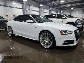 2016 Audi A5 Premium Plus with VIN WAUM2AFH0GN002940, listed as a Copart auction lot 87824885 with 87,176 mi miles and Salvage Title. Bid and sale history available at carsss.com. Image 4.