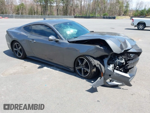 2024 Ford Mustang EcoBoost с VIN 1FA6P8TH3R5110388, выставлен на аукционе IAAI как лот 42103785 с пробегом 16 538 миль миль и . История ставок и продаж доступна на DreamBid. Изображение 1.