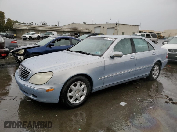 2000 Mercedes-Benz S 320/430/500 z VIN WDBNG70J6YA026416, wystawiony jako Copart lot #43626295 z przebiegiem 85 342 mil mil oraz Czysty tytuł • Clean title. Historia ofert i sprzedaży dostępna na DreamBid. Obrazek 1.
