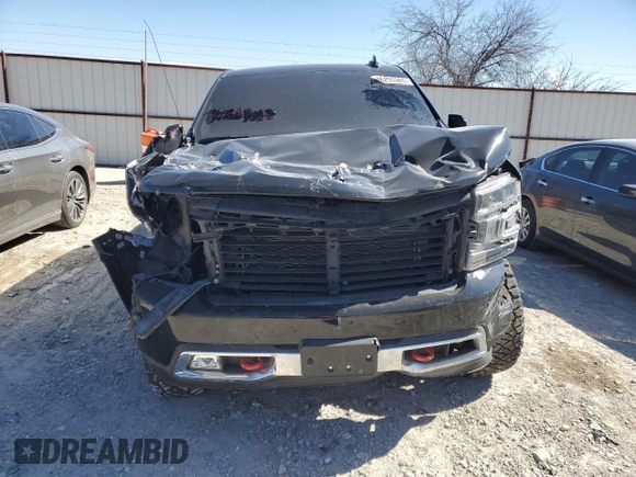 2021 Chevrolet Silverado 1500 LT Trail Boss with VIN 3GCPYFEL8MG420605, listed as a Copart auction lot 46255365 with 39,245 mi miles and Salvage Title. Bid and sale history available at DreamBid. Image 5.