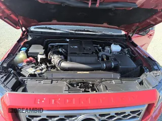 2022 Nissan Frontier SV with VIN 1N6ED1FK3NN660596, listed as a Copart auction lot 41824205 with 33,214 mi miles and Salvage Title. Bid and sale history available at carsss.com. Image 12.