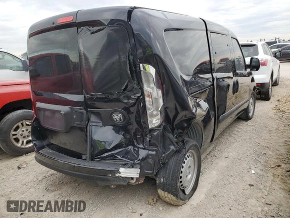 2022 Ram ProMaster City Cargo Tradesman with VIN ZFBHRFAB6N6W69795, listed as a Copart auction lot 66394033 with 10,399 mi miles and . Bid and sale history available at DreamBid. Image 3.