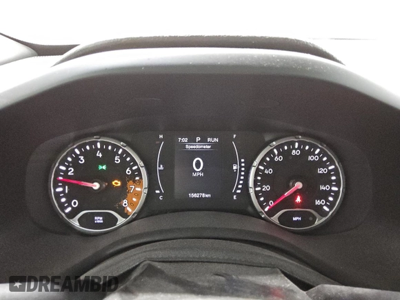 2018 Jeep Renegade Latitude with VIN ZACCJABB7JPH24455, listed as a Copart auction lot 50265385 with 156,278 mi miles and Clean Title. Bid and sale history available at DreamBid. Image 9.