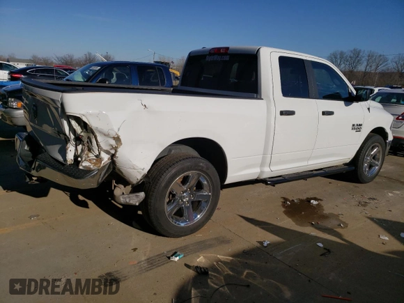 2019 Ram 1500 Tradesman with VIN 1C6RR7FGXKS618578, listed as a Copart auction lot 44181215 with 91,348 mi miles and Salvage title. Bid and sale history available at DreamBid. Image 3.