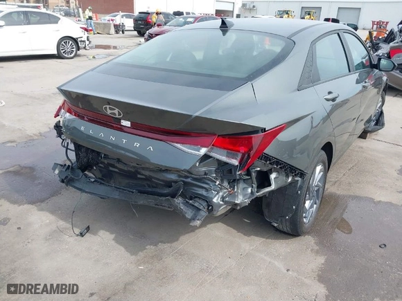 2024 Hyundai Elantra SEL with VIN KMHLM4DG6RU785092, listed as a IAAI auction lot 41734661 with 37,902 mi miles. Bid and sale history available at carsss.com. Image 6.
