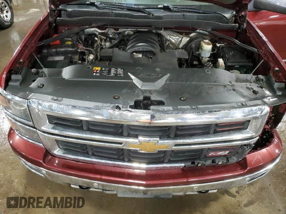 2014 Chevrolet Silverado 1500 LTZ with VIN 1GCVKSEJ5EZ205037, listed as a Copart auction lot 42328535 with 266,840 mi miles and Salvage Title. Bid and sale history available at DreamBid. Image 12.