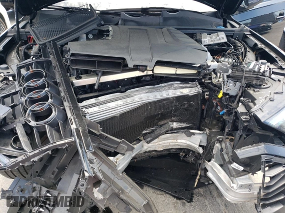 2022 Audi Q7 Premium Plus with VIN WA1LJBF75ND010480, listed as a Copart auction lot 59338214 with 14,851 mi miles and Salvage title. Bid and sale history available at DreamBid. Image 11.