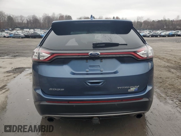 2018 Ford Edge Titanium with VIN 2FMPK4K92JBB07087, listed as a Copart auction lot 52729325 with 117,886 mi miles and Salvage Title. Bid and sale history available at carsss.com. Image 6.