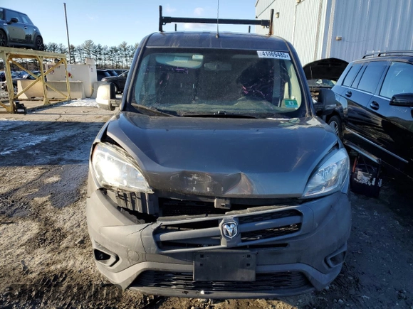 2015 Ram ProMaster City Cargo Tradesman with VIN ZFBERFAT5F6A80320, listed as a Copart auction lot 41469485 with 153,329 mi miles and Salvage Title. Bid and sale history available at carsss.com. Image 5.