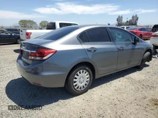2013 Honda Civic LX with VIN 19XFB2F58DE243846, listed as a Copart auction lot 54093965 with 83,537 mi miles and Salvage Title. Bid and sale history available at DreamBid. Image 3.