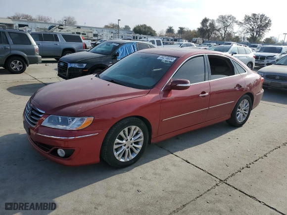 2011 Hyundai Azera Limited with VIN KMHFC4DF5BA552545, listed as a Copart auction lot 84218034 with 101,747 mi miles and Salvage Title. Bid and sale history available at carsss.com. Image 1.