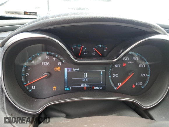 2018 Chevrolet Impala LT with VIN 2G1105S32J9145436, listed as a Copart auction lot 52576065 with 78,112 mi miles and Salvage Title. Bid and sale history available at DreamBid. Image 9.