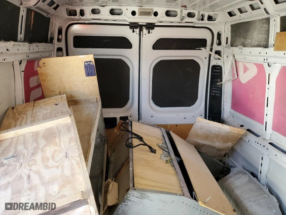 2023 Ram ProMaster Cargo Van with VIN 3C6LRVCG4PE528870, listed as a Copart auction lot 45577075 with 32,108 mi miles and Salvage Title. Bid and sale history available at carsss.com. Image 10.