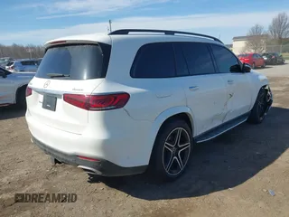 2021 Mercedes-Benz GLS 580 with VIN 4JGFF8GE9MA566937, listed as a IAAI auction lot 41823174 with 61,404 mi miles and . Bid and sale history available at DreamBid. Image 4.