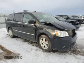 2017 Dodge Grand Caravan Crew Plus with VIN 2C4RDGDG9HR675147, listed as a Copart auction lot 41707575 with 142,644 mi miles and Salvage Title. Bid and sale history available at DreamBid. Image 4.