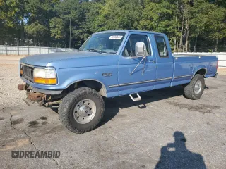 1996 Ford F-250 HD with VIN 1FTHX26G4TEB59478, listed as a Copart auction lot 75983344 with 132,504 mi miles and Salvage Title. Bid and sale history available at carsss.com. Image 1.