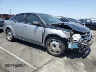 2014 Dodge Avenger SE with VIN 1C3CDZAB4EN182323, listed as a Copart auction lot 61045705 with 166,713 mi miles and Salvage title. Bid and sale history available at DreamBid. Image 4.