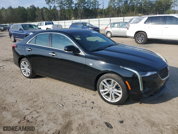 2021 Cadillac CT4 Luxury with VIN 1G6DJ5RK9M0114572, listed as a Copart auction lot 43758515 with 47,072 mi miles and Clean Title. Bid and sale history available at carsss.com. Image 4.