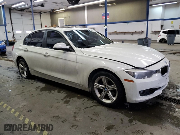 2012 BMW 3 Series 328i with VIN WBA3A5C52CF340716, listed as a Copart auction lot 45593695 with 136,127 mi miles and Salvage Title. Bid and sale history available at carsss.com. Image 4.