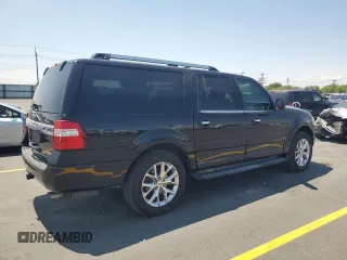 2017 Ford Expedition Max Limited с VIN 1FMJK2AT9HEA06506, выставлен на аукционе Copart как лот 59957765 с пробегом 151 018 миль миль и Списание • Salvage title. История ставок и продаж доступна на DreamBid. Изображение 3.