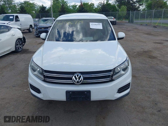 2014 Volkswagen Tiguan S with VIN WVGBV3AX0EW589381, listed as a IAAI auction lot 42186999 with 144,137 mi miles and . Bid and sale history available at DreamBid. Image 12.