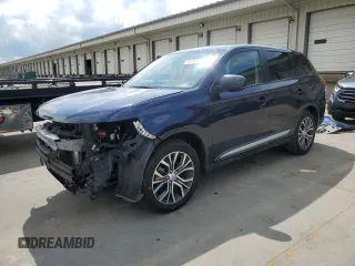 2018 Mitsubishi Outlander ES with VIN JA4AD2A38JJ002159, listed as a Copart auction lot 61380415 with 55,699 mi miles and Salvage title. Bid and sale history available at DreamBid. Image 1.