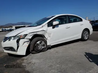 2014 Honda Civic LX z VIN 19XFB2F58EE266612, wystawiony jako Copart lot #58976165 z przebiegiem 284 130 mil mil oraz Szkoda całkowita • Salvage title. Historia ofert i sprzedaży dostępna na DreamBid. Obrazek 1.