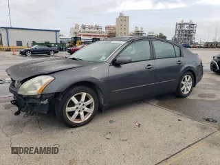 2006 Nissan Maxima SL with VIN 1N4BA41E86C815308, listed as a Copart auction lot 65187865 with 164,707 mi miles and Salvage title. Bid and sale history available at DreamBid. Image 1.