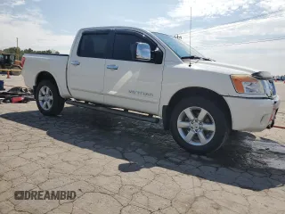 2012 Nissan Titan SV with VIN 1N6BA0EC5CN324882, listed as a Copart auction lot 62551995 with 189,385 mi miles and Salvage title. Bid and sale history available at DreamBid. Image 4.
