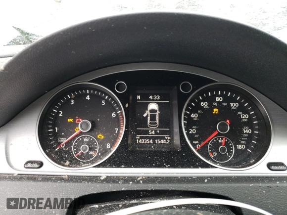 2014 Volkswagen CC Sport with VIN WVWAP7AN3EE527947, listed as a Copart auction lot 52452885 with 143,354 mi miles and Salvage Title. Bid and sale history available at carsss.com. Image 9.