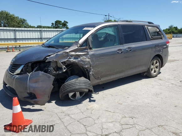 2011 Toyota Sienna LE AAS с VIN 5TDKK3DC4BS046973, выставлен на аукционе Copart как лот 58083875 с пробегом 322 399 миль миль и Списание • Salvage title. История ставок и продаж доступна на DreamBid. Изображение 1.