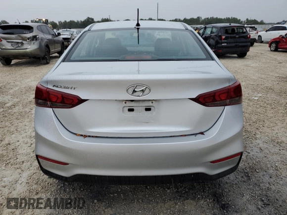 2020 Hyundai Accent SE with VIN 3KPC24A6XLE119512, listed as a Copart auction lot 72268422 with 44,853 mi miles. Bid and sale history available at carsss.com. Image 6.