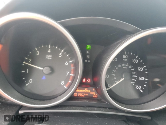 2012 Mazda 5 Grand Touring with VIN JM1CW2DL1C0140011, listed as a Copart auction lot 55792455 with 101,962 mi miles and Clean Title. Bid and sale history available at DreamBid. Image 9.