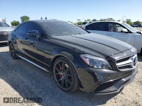2015 Mercedes-Benz CLS-Class CLS 63 AMG S-Model with VIN WDDLJ7GB3FA148968, listed as a Copart auction lot 48014053 with 98,308 mi miles. Bid and sale history available at carsss.com. Image 4.