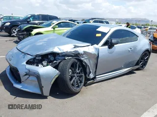 2023 Toyota 86 Premium with VIN JF1ZNBE15P9765366, listed as a IAAI auction lot 42194610 with 32,286 mi miles and . Bid and sale history available at DreamBid. Image 2.