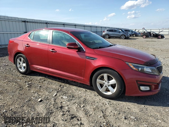 2015 Kia Optima LX with VIN 5XXGM4A70FG487309, listed as a Copart auction lot 50470835 with 96,517 mi miles and Salvage Title. Bid and sale history available at DreamBid. Image 4.