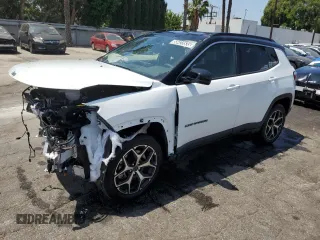 2025 Jeep Compass Limited with VIN 3C4NJDCN4ST584717, listed as a Copart auction lot 58423535 with 2,847 mi miles and Salvage title. Bid and sale history available at DreamBid. Image 1.