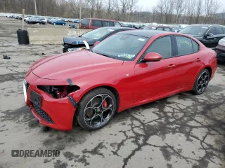 2022 Alfa Romeo Giulia Veloce with VIN ZARFANBN8N7658991, listed as a Copart auction lot 47503363 with 10,150 mi miles. Bid and sale history available at carsss.com. Image 1.
