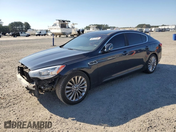2015 Kia K900 Luxury z VIN KNALW4D45F6022286, wystawiony jako Copart lot #89173195 z przebiegiem 128 383 mil mil oraz Szkoda całkowita • Salvage title. Historia ofert i sprzedaży dostępna na DreamBid. Obrazek 1.
