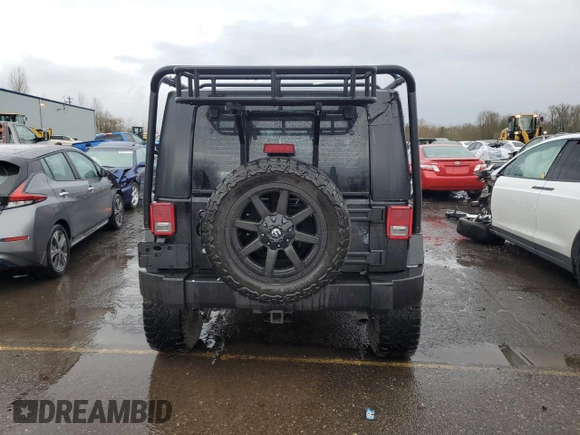 2008 Jeep Wrangler Unlimited Rubicon with VIN 1J4GA69188L642528, listed as a Copart auction lot 50103815 with 165,703 mi miles and Salvage Title. Bid and sale history available at carsss.com. Image 6.