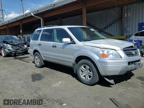 2005 Honda Pilot EX with VIN 5FNYF18445B052433, listed as a Copart auction lot 53130275 with 209,053 mi miles and Salvage Title. Bid and sale history available at carsss.com. Image 11.